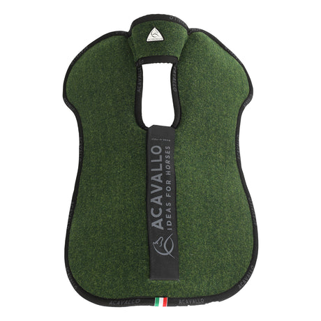 Acavallo Pad Piuma WFS Pocket Double Felt Rear Riser #colour_green