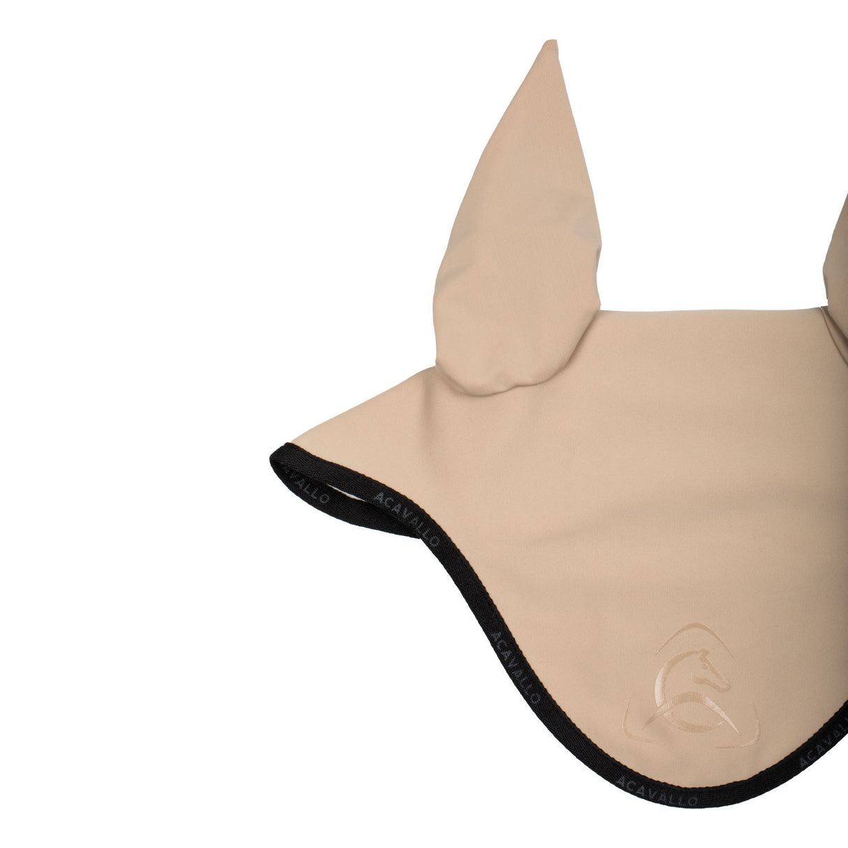 Elastane fly veil silicone logo