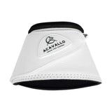 Acavallo Bell Boots Eco-Leather & Hook-And-Loop Closure #colour_white