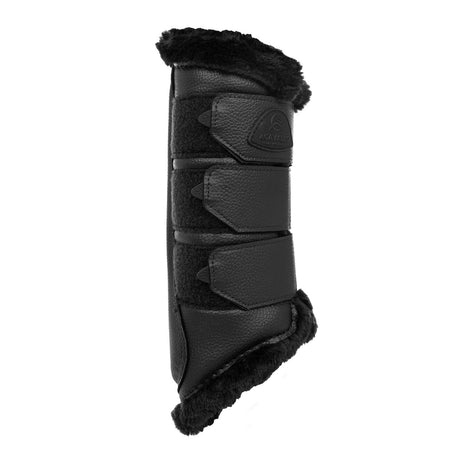 Hind brushing boots faux leather & faux sheepskin