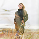 Ridgeline Womens Blakeney Parka #colour_deep-forest