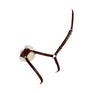 Equestro Leather Figure Eight Noseband Bridle #colour_brown