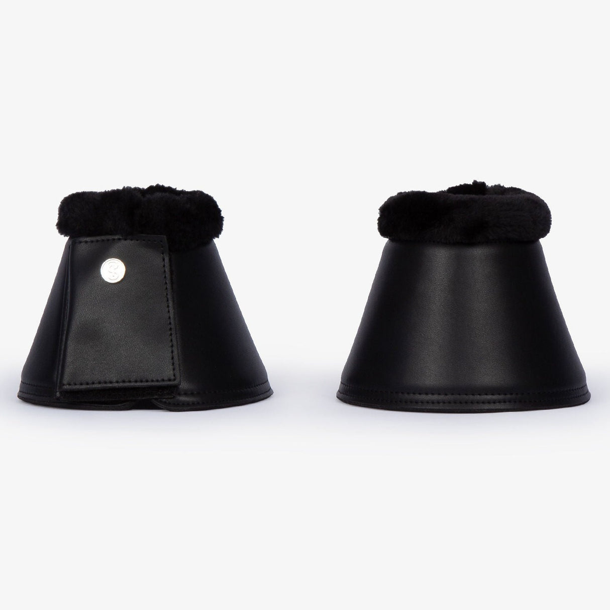 PS af Sverige Premium Black Fur Bell Boots