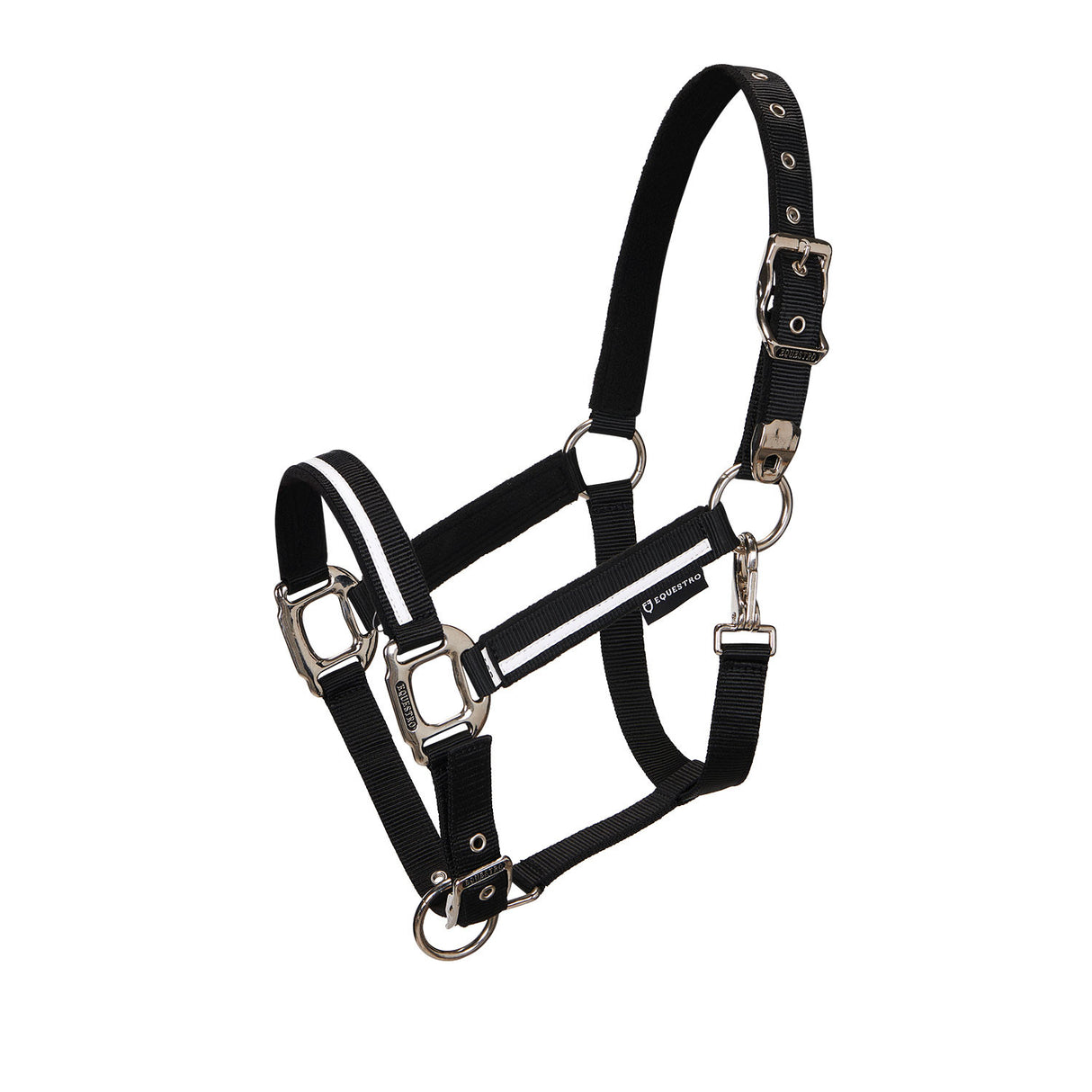 Halter with fleece padding and snap hook