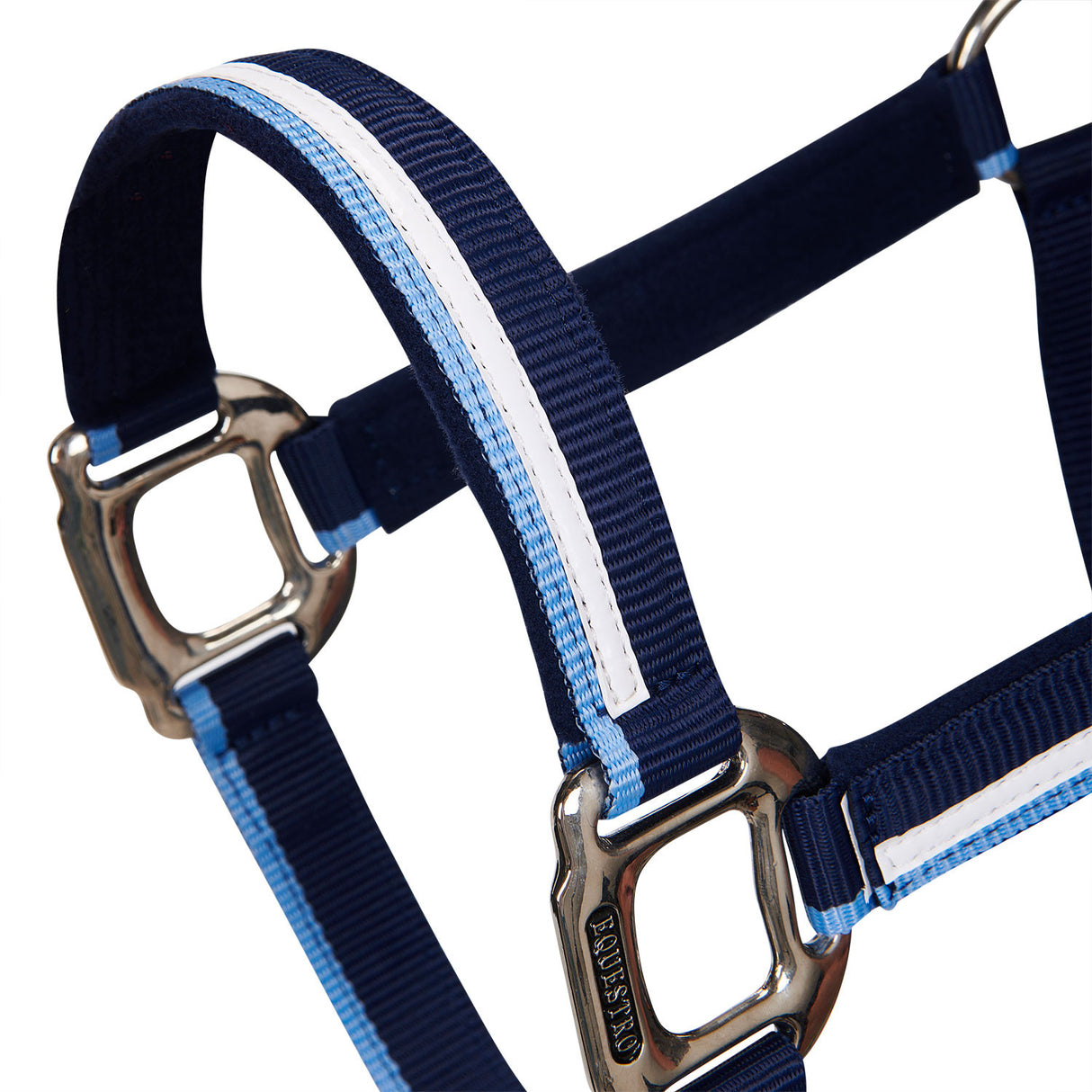 Halter with fleece padding and snap hook