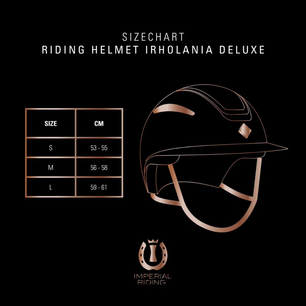 Imperial Riding Olania Deluxe Small Visor Riding Helmet