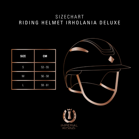 Imperial Riding Olania Deluxe Small Visor Riding Helmet