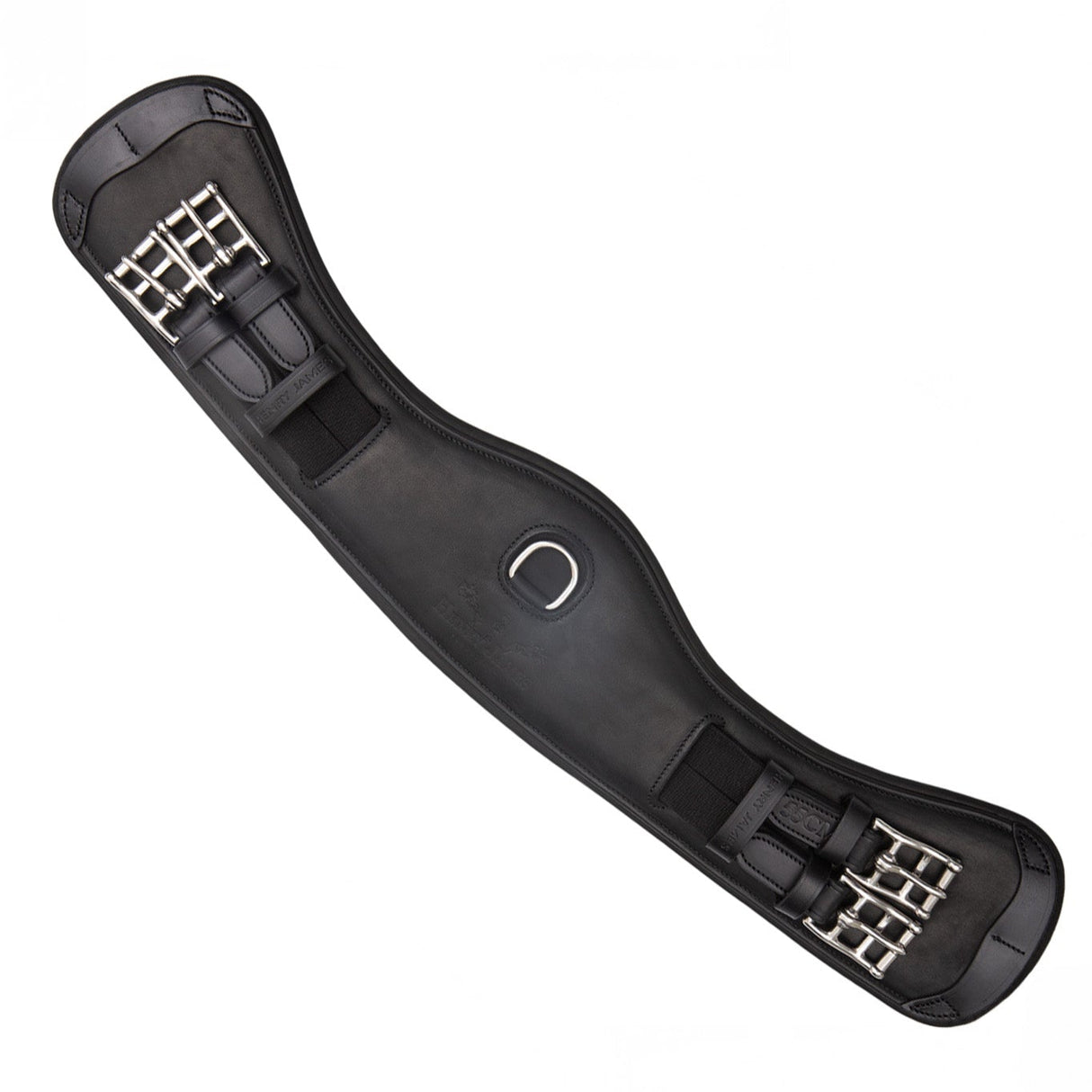 Henry James Curved Anatomic Short Girth #colour_black