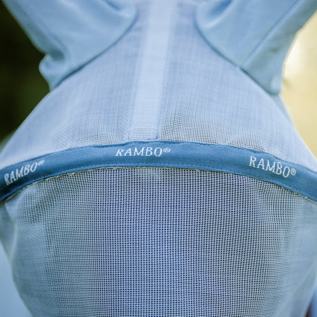 Horseware Ireland Rambo Flymask Plus #colour_heather-blue-blue-silver