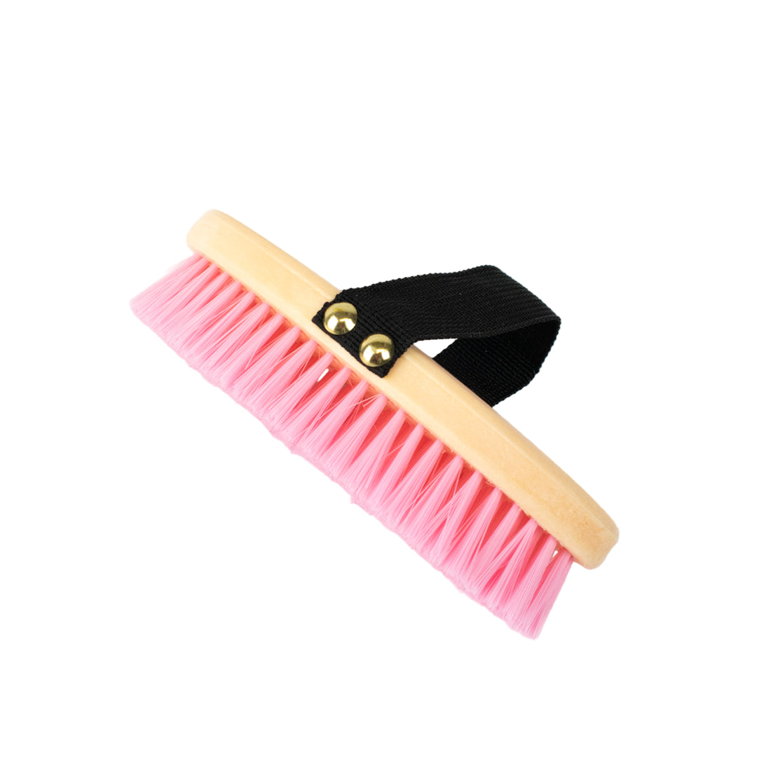 GS Equestrian & Country Plastic Body Brush #colour_pink