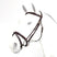 Equipe Emporio Brass Fittings Bridle - No Reins #colour_brown