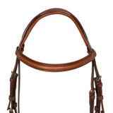 Jumping leather English bridle
