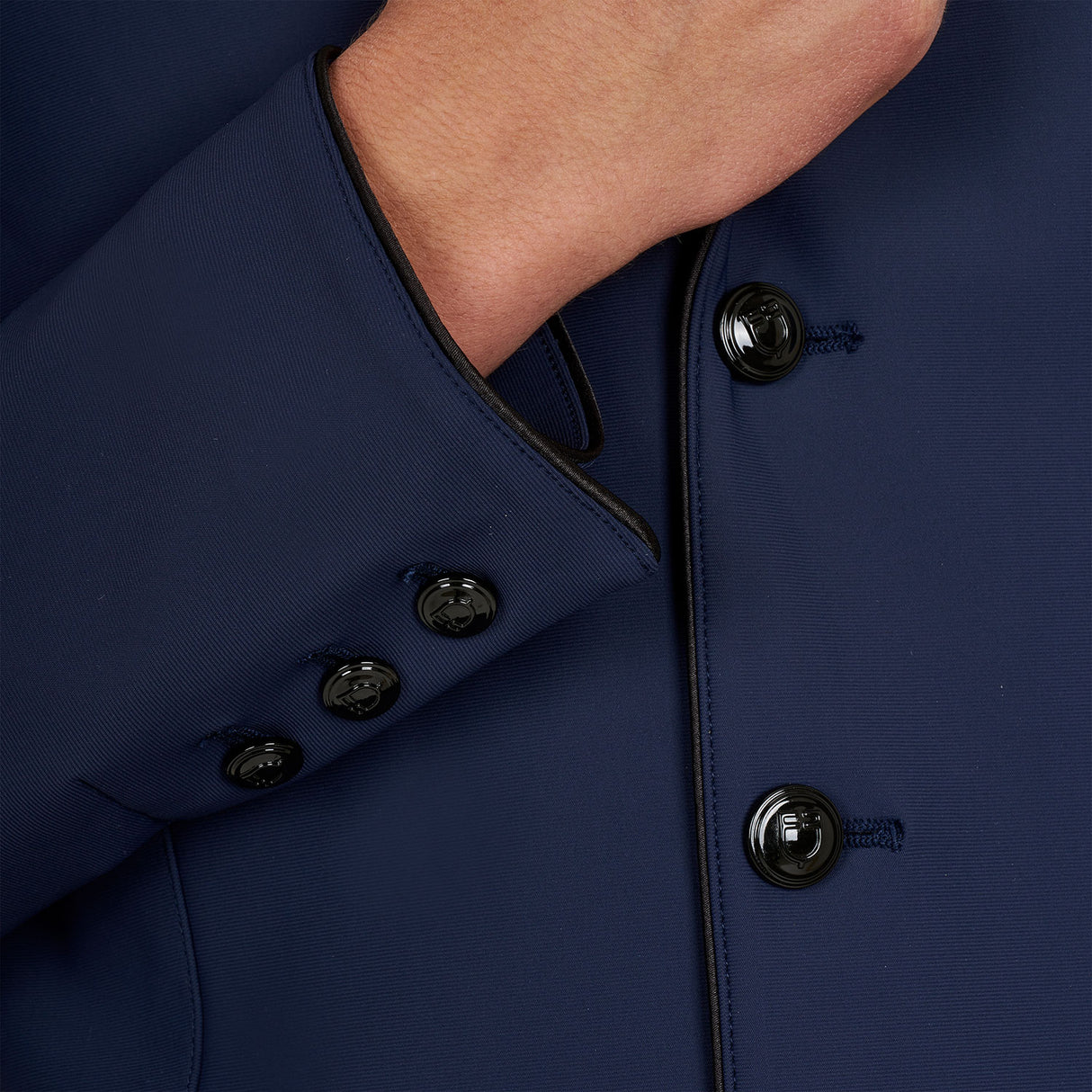 Equestro Men's Competition Jacket With Three Buttons