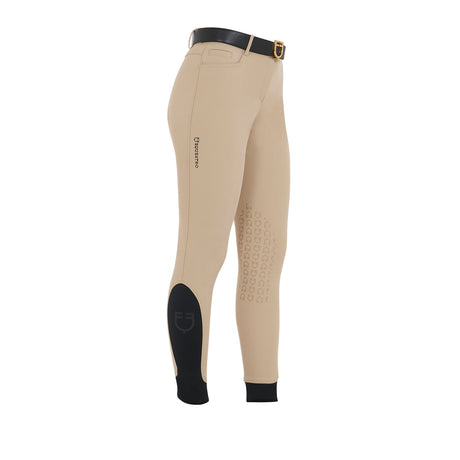 Equestro Women's Slim Fit Grip Breeches With Logo