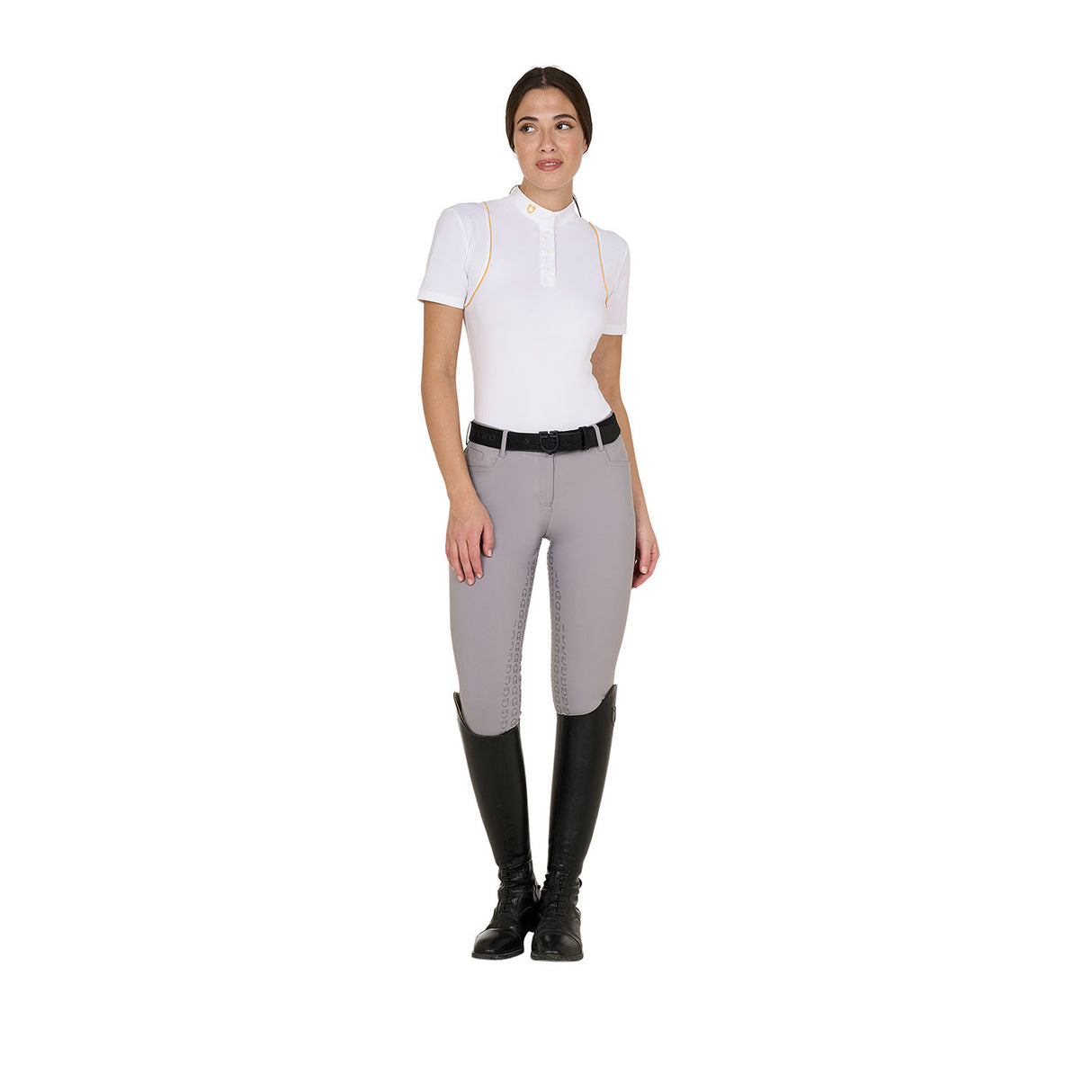 Women's full grip breeches in technical fabric