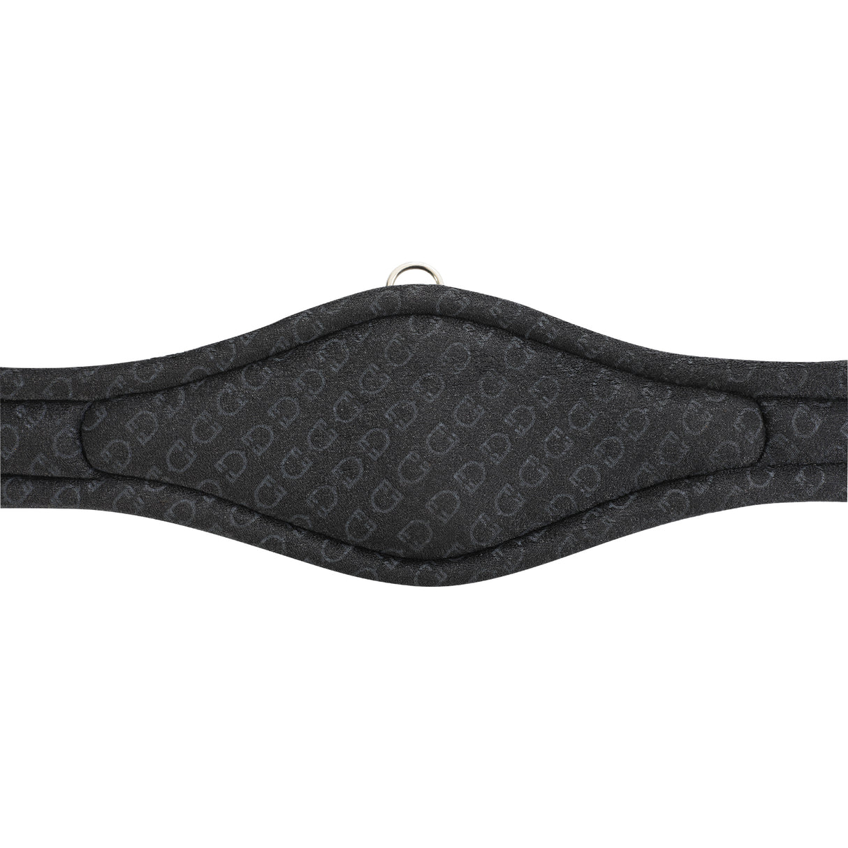 Equestro Jumping Girth Shaped Leather #colour_brown