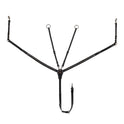 Tanned leather fork breastplate with black clincher