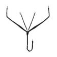 Tanned leather fork breastplate with embroideries