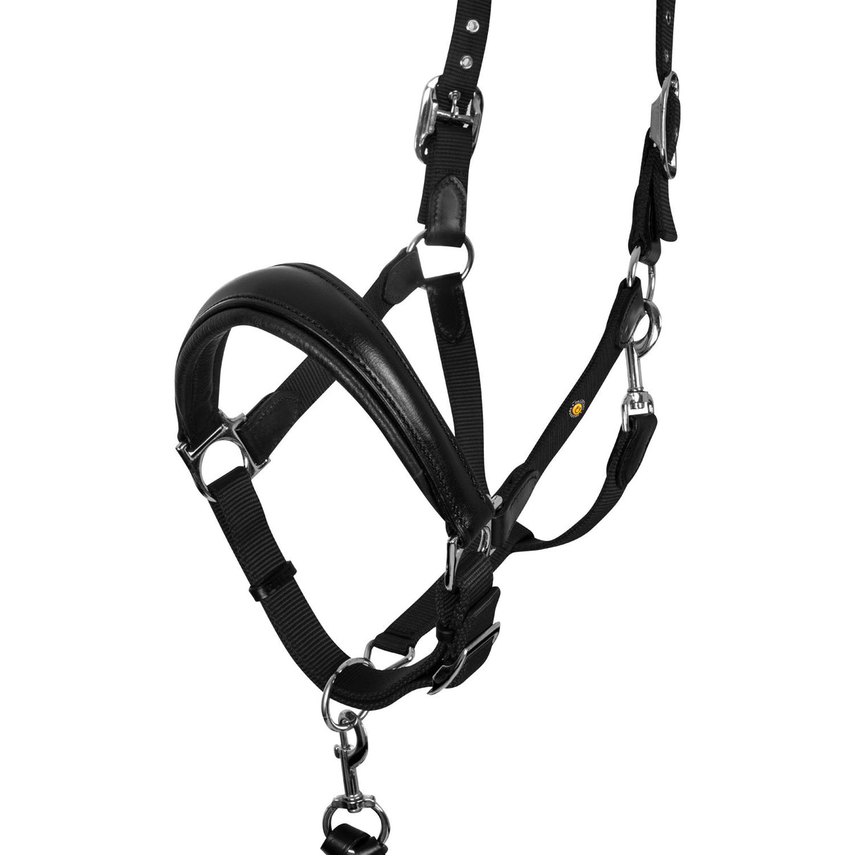 ERGONOMIC HALTER WITH LEATHER INSERTS