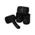 Breathable fleece bandages with elastic