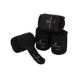 Breathable fleece bandages with elastic
