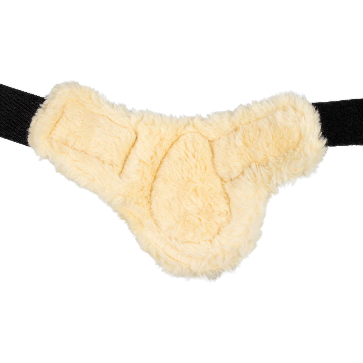 Equestro Spider Man Fetlock Boots With Synthetic Sheepskin Color Natural