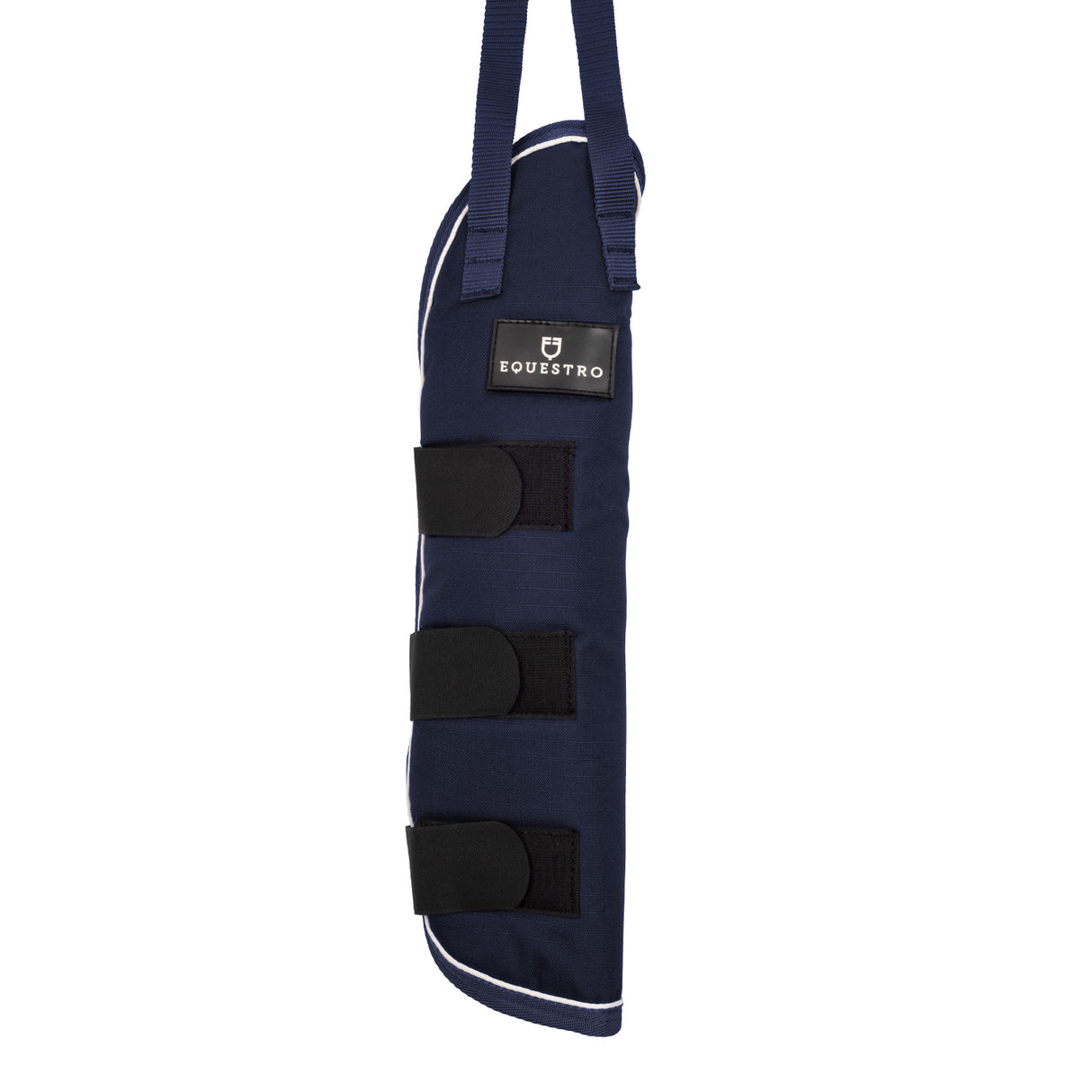 Equestro Travelling Boots Set And Tail Guard With Rubber Patch #colour_blue