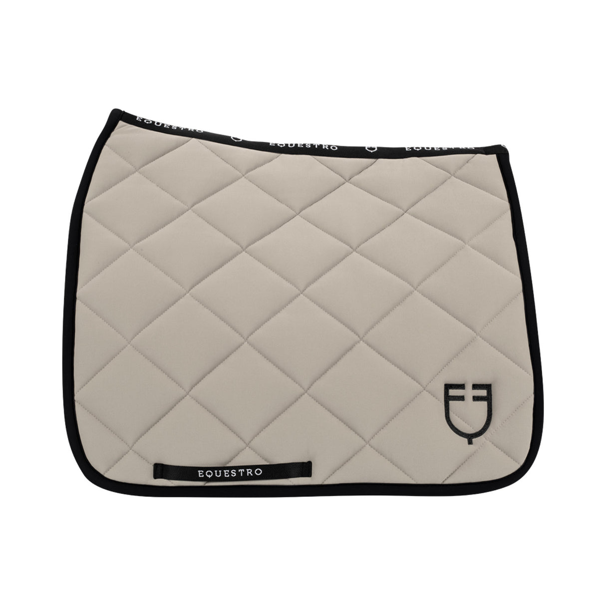 Dressage saddle pad in technical fabric