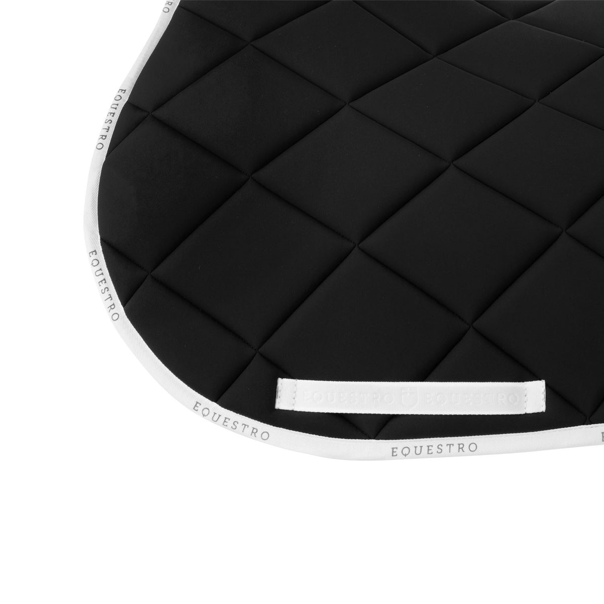 Jumping saddle pad technical fabric with logo