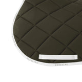 Jumping saddle pad technical fabric with logo