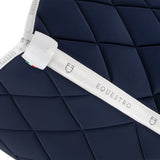 Jumping saddle pad technical fabric with logo