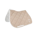 Jumping saddle pad technical fabric with logo