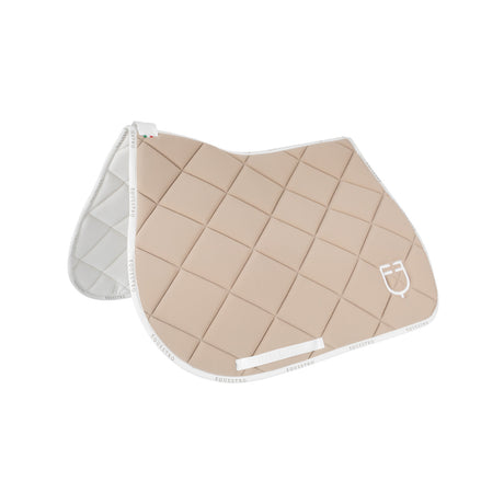 Jumping saddle pad technical fabric with logo