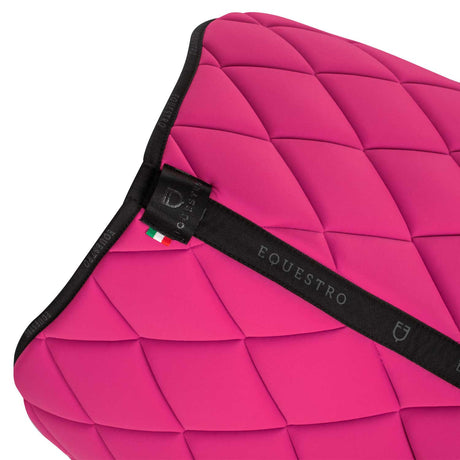 Jumping saddle pad breathable technical fabric