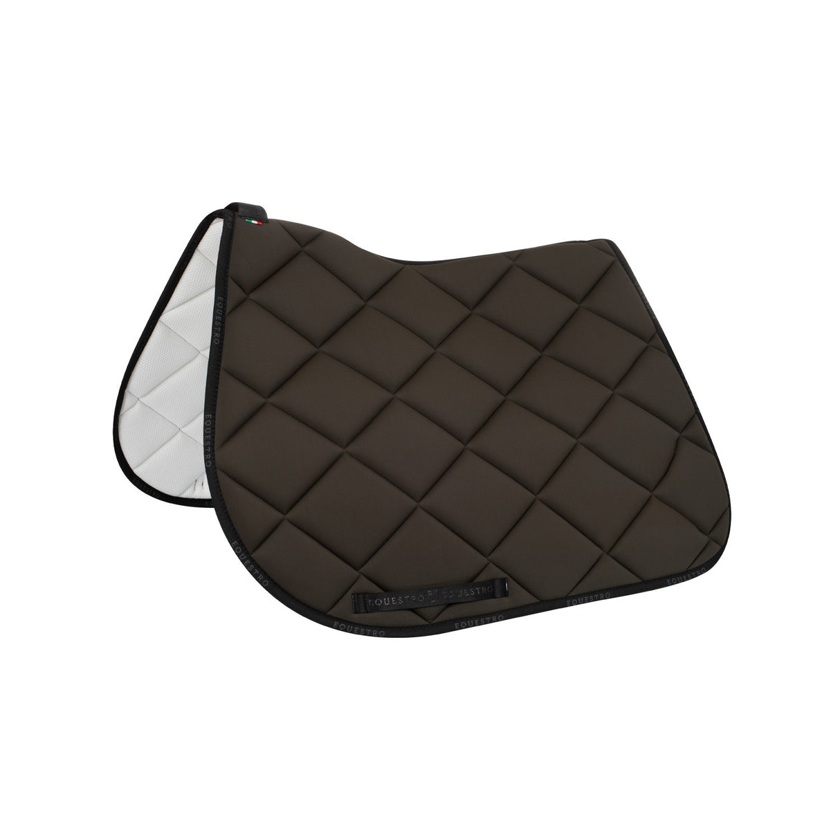 Jumping saddle pad breathable technical fabric