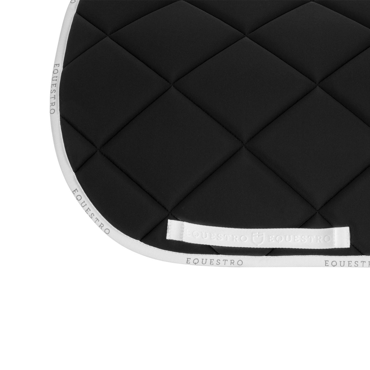 Dressage saddle pad technical fabric with logo