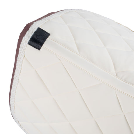 Braided cord dressage saddle pad