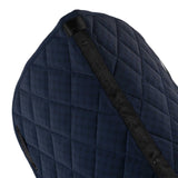 Dressage saddle pad with monogram print