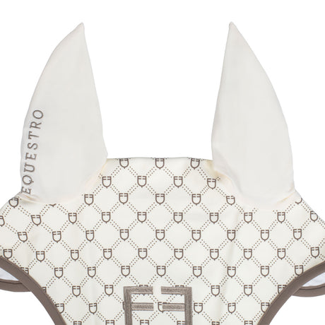 Fly veil with monogram print
