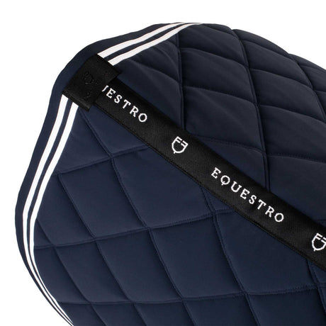 Double Stripes jumping saddle pad in technical fabric