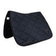 Dressage saddle pad in denim-effect technical fabric
