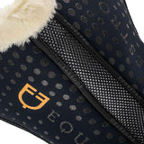 Ecowool memory foam pad with silicone grip and logo