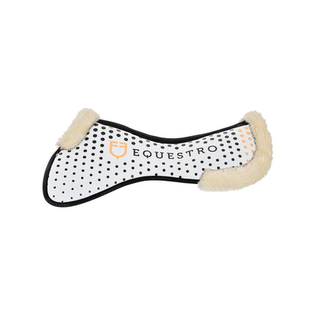 Ecowool memory foam pad with silicone grip and logo