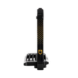 Equestro Junior Stirrups Side Opening And Wide Tread #colour_black