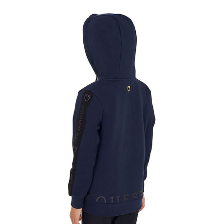 Equestro Girls' Full Zip Sweatshirt Inner Fleece #colour_blue