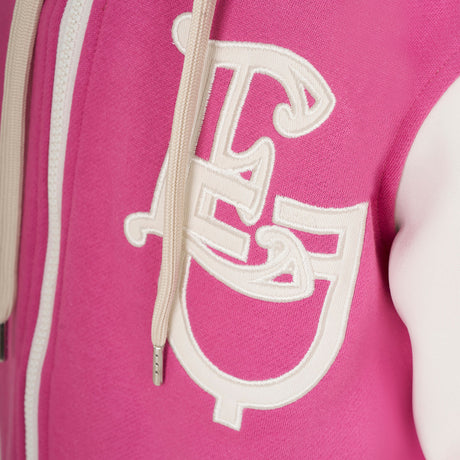 Girls' EQ two-tone hoodie with front zip