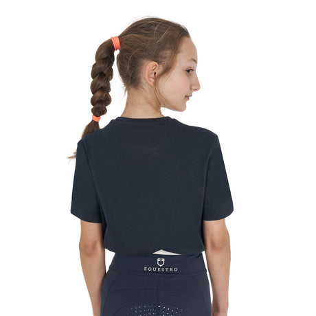 Girls' Horses Make Me Happy cotton T-shirt