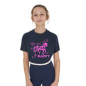 Girls' Horses Make Me Happy cotton T-shirt