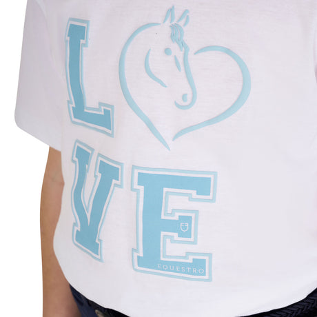 Girls' Love cotton T-shirt