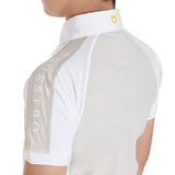 Equestro Boys' Slim Fit Competition Polo Shirt Four-Buttons